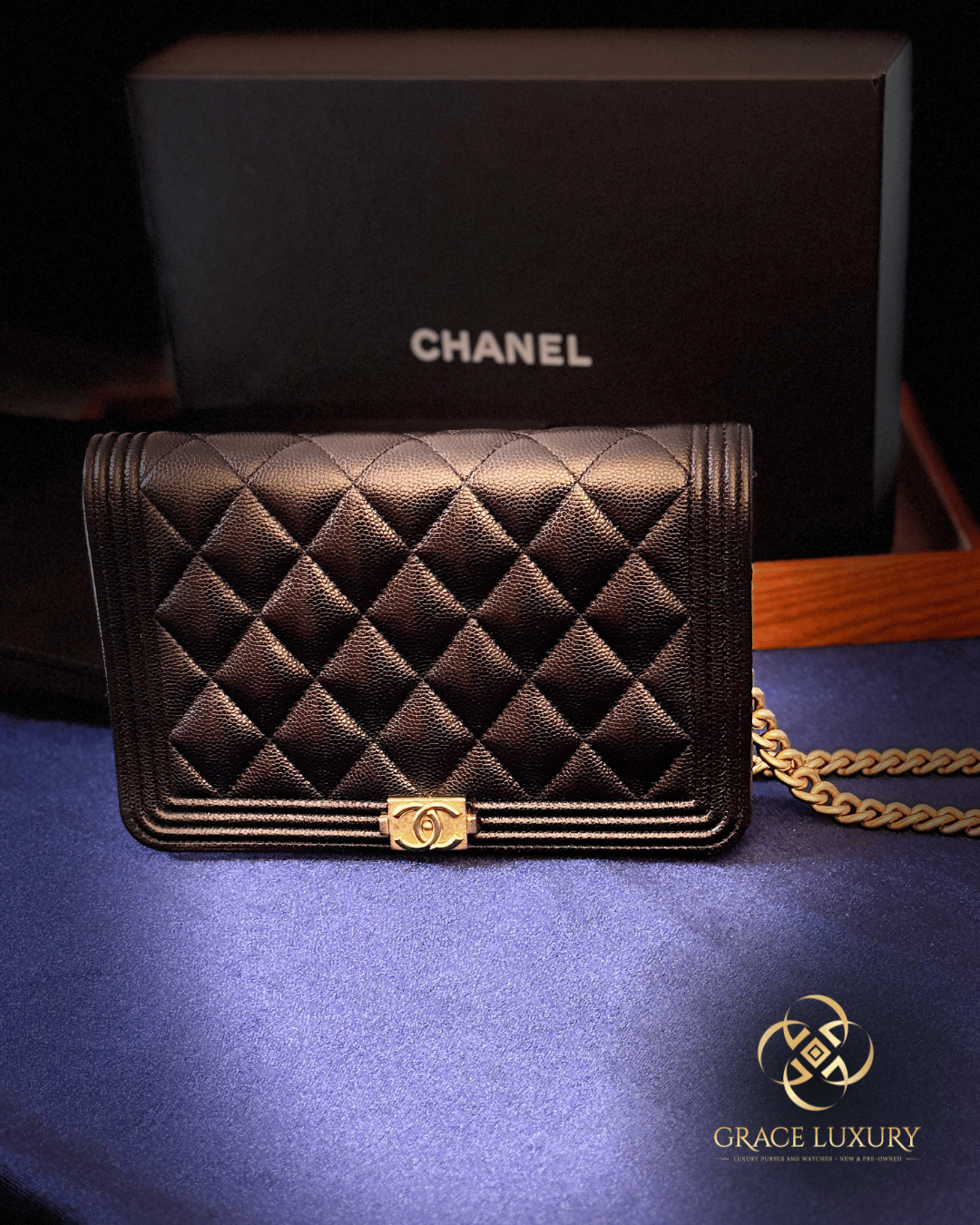 Chanel Boy Wallet on Chain (WOC)