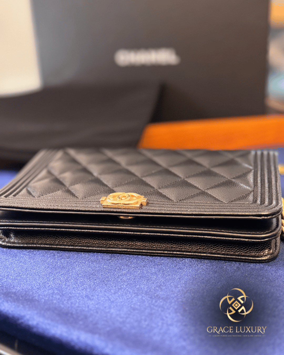 Chanel Boy Wallet on Chain (WOC)