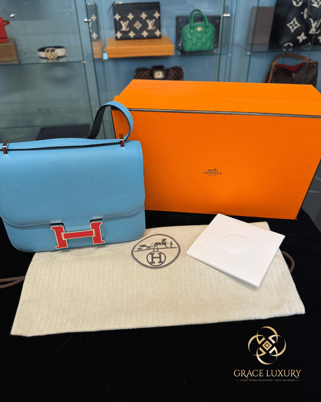 Hermès Bleu Du Nord Constance 18