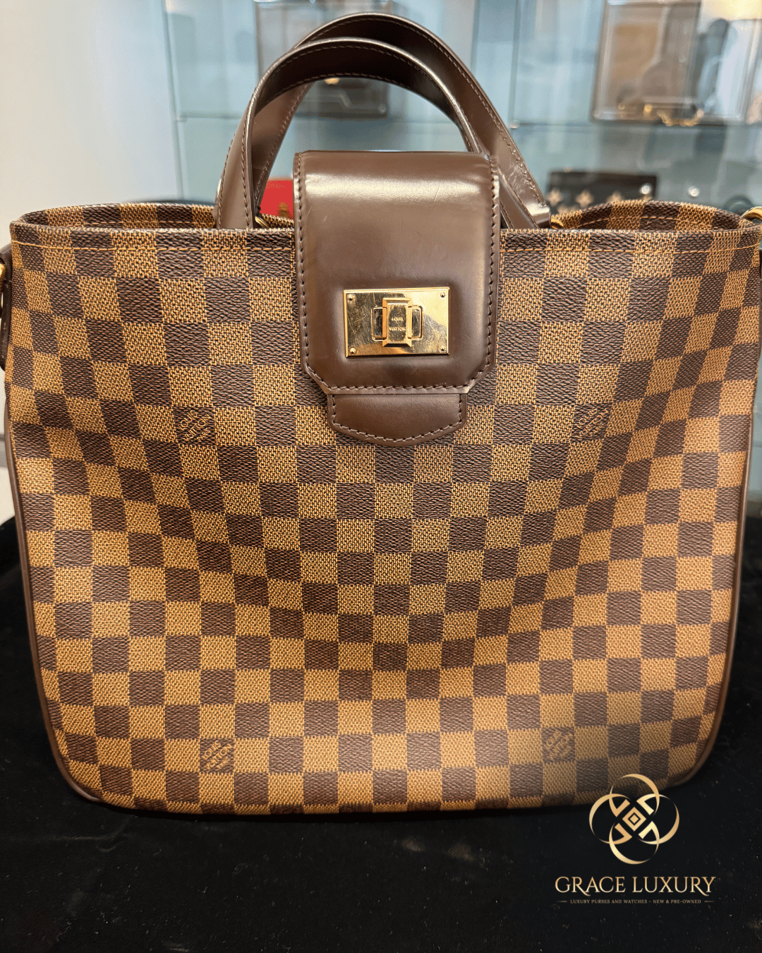 Louis Vuitton Cabas Rosebery Damier Ebene
