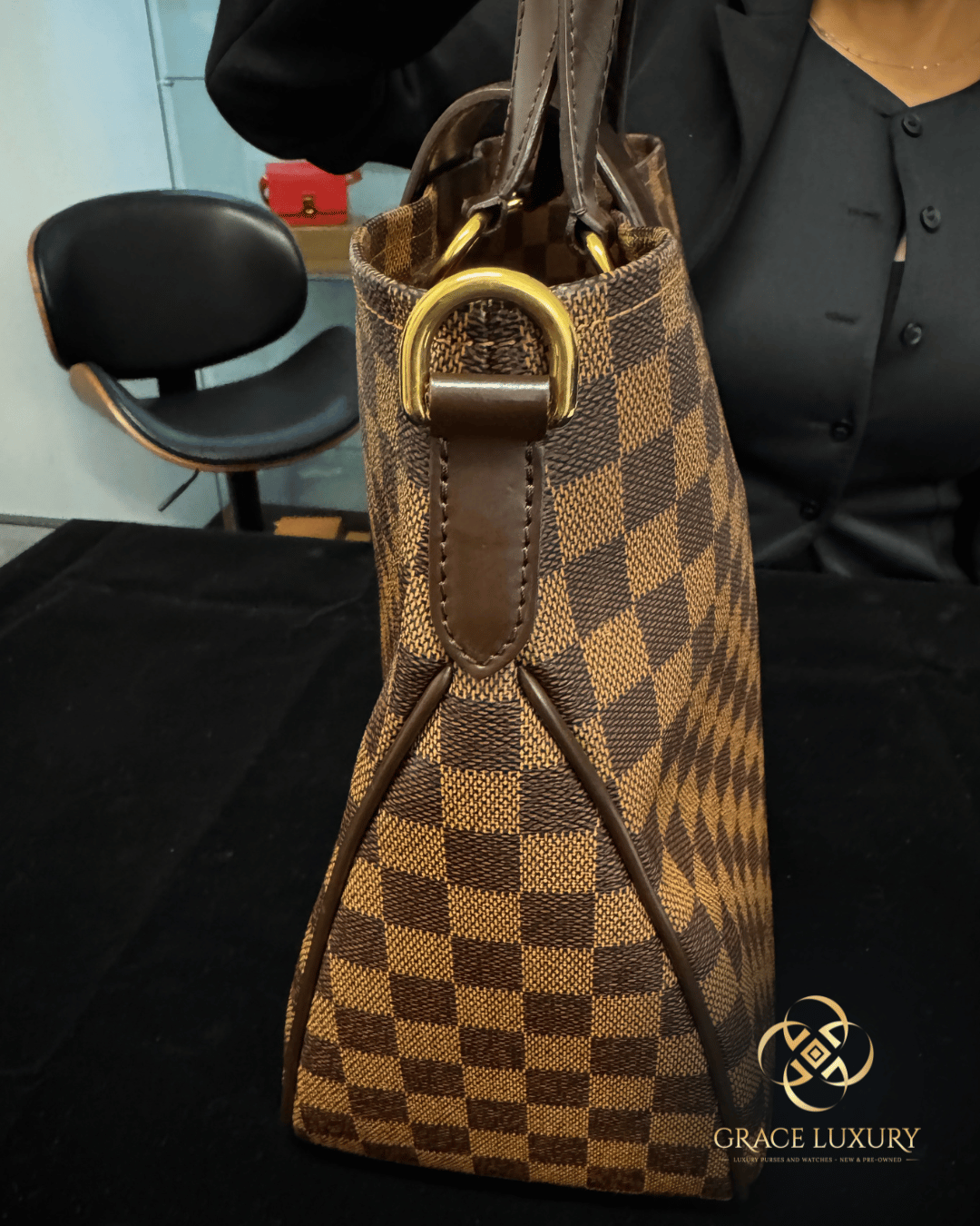 Louis Vuitton Cabas Rosebery Damier Ebene