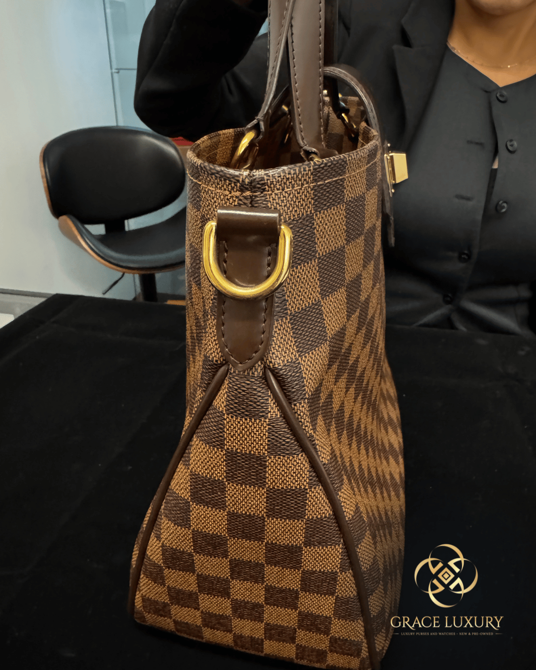 Louis Vuitton Cabas Rosebery Damier Ebene