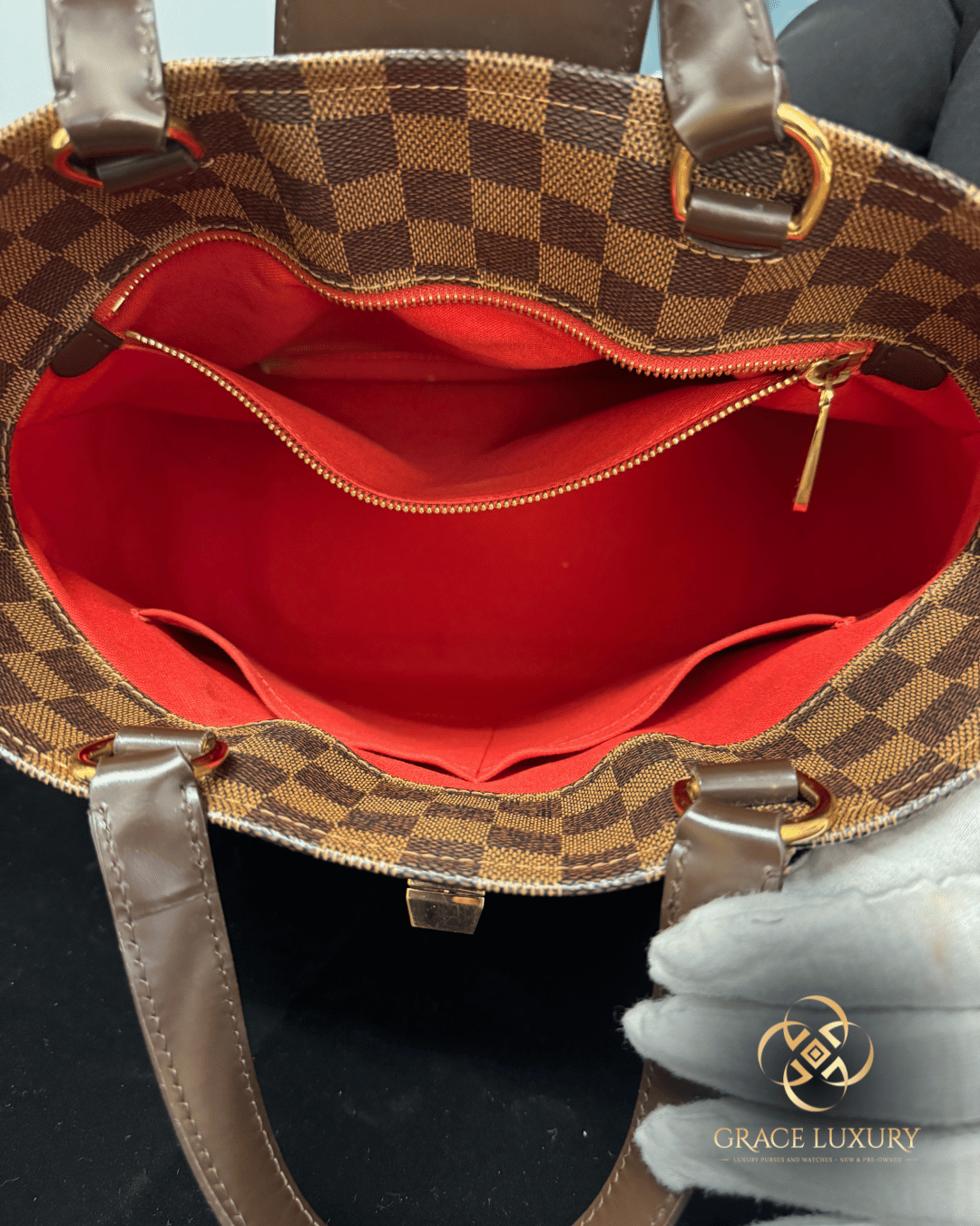 Louis Vuitton Cabas Rosebery Damier Ebene