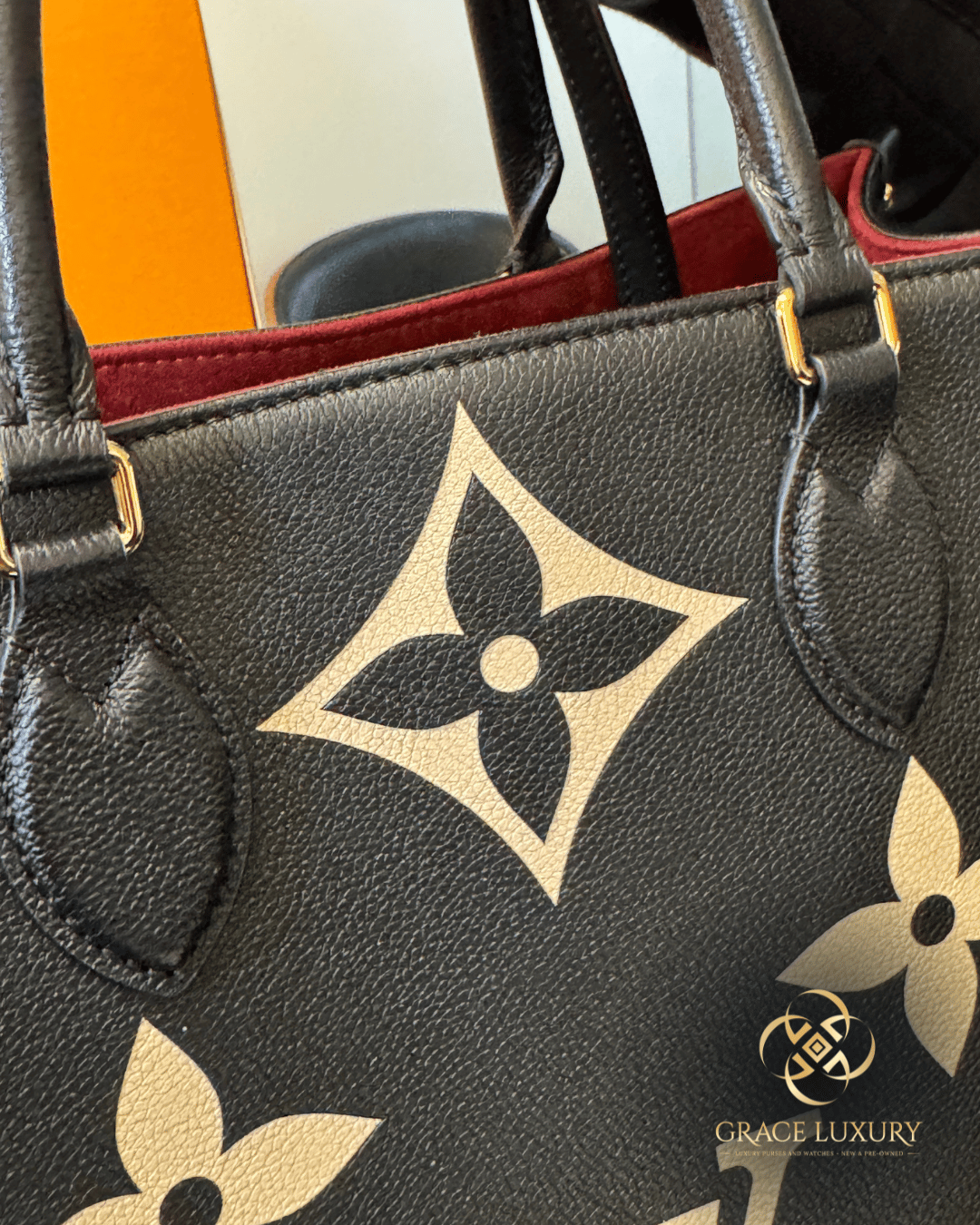 Louis Vuitton OnTheGo Tote Bicolor Monogram Giant GM