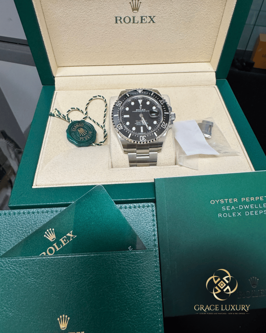 Rolex Sea-Dweller #126600 43mm Black Dial – 2023 Red Text