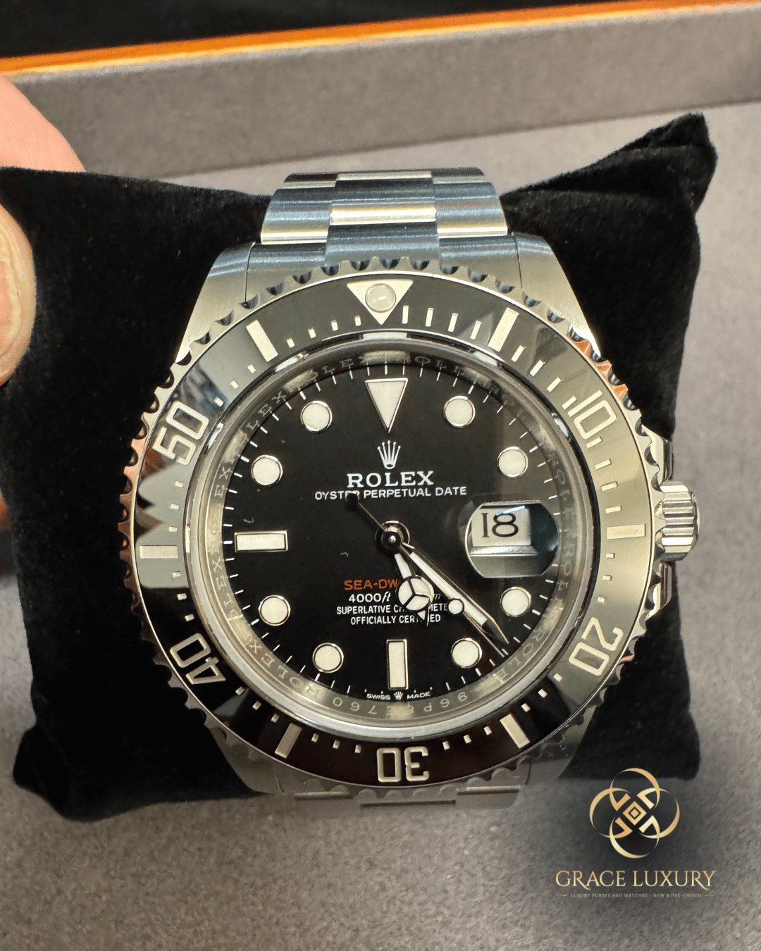 Rolex Sea-Dweller #126600 43mm Black Dial – 2023 Red Text
